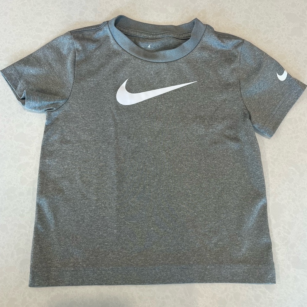 Nike Gray Kids T-Shirt Dri-Fit